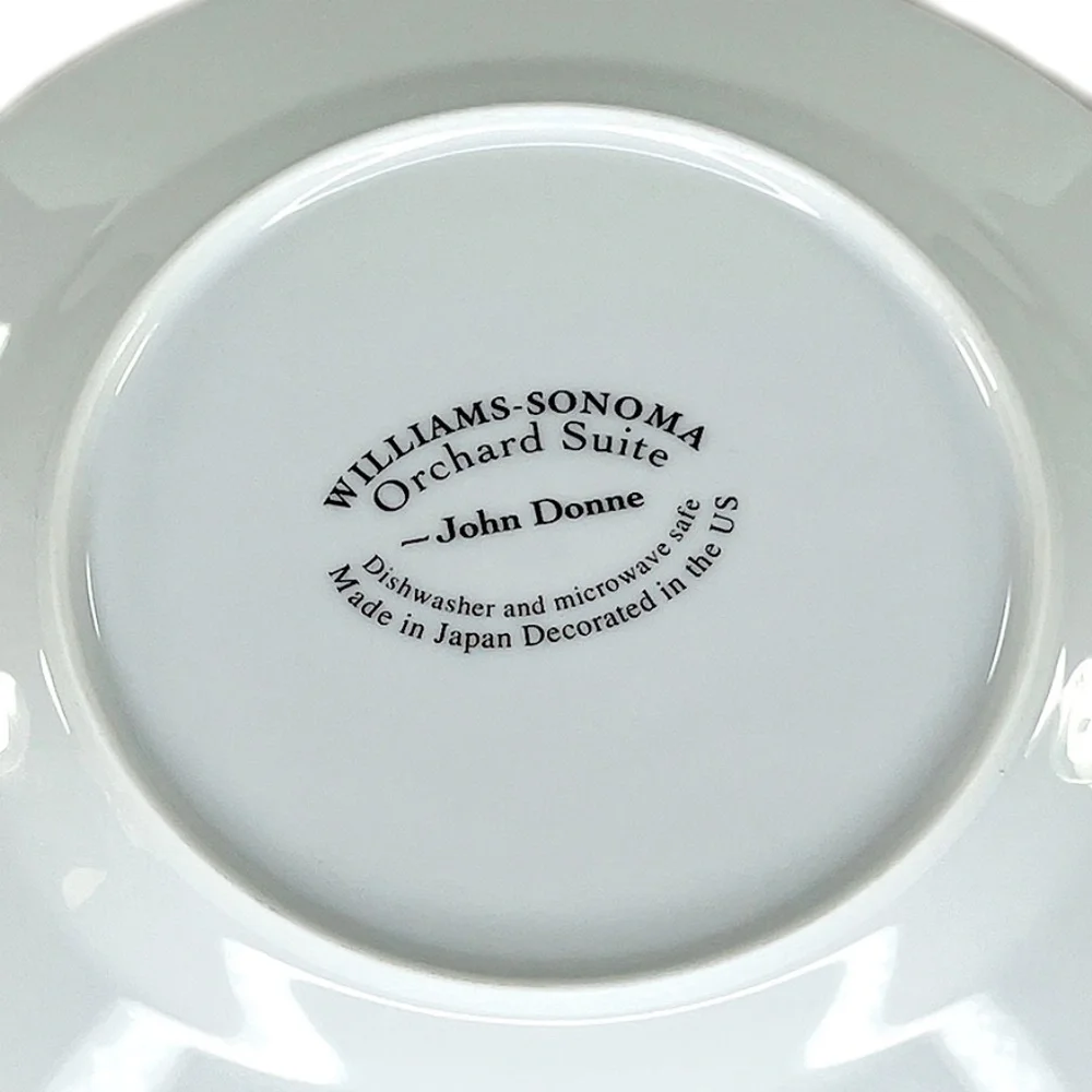 Williams Sonoma Orchard Suite Vintage Dessert Plate Set - 4